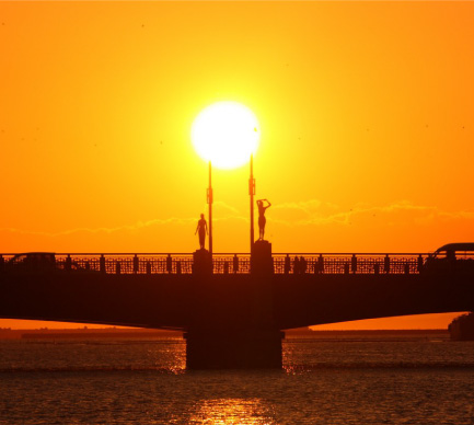 Nusamai Bridge (Sunset)