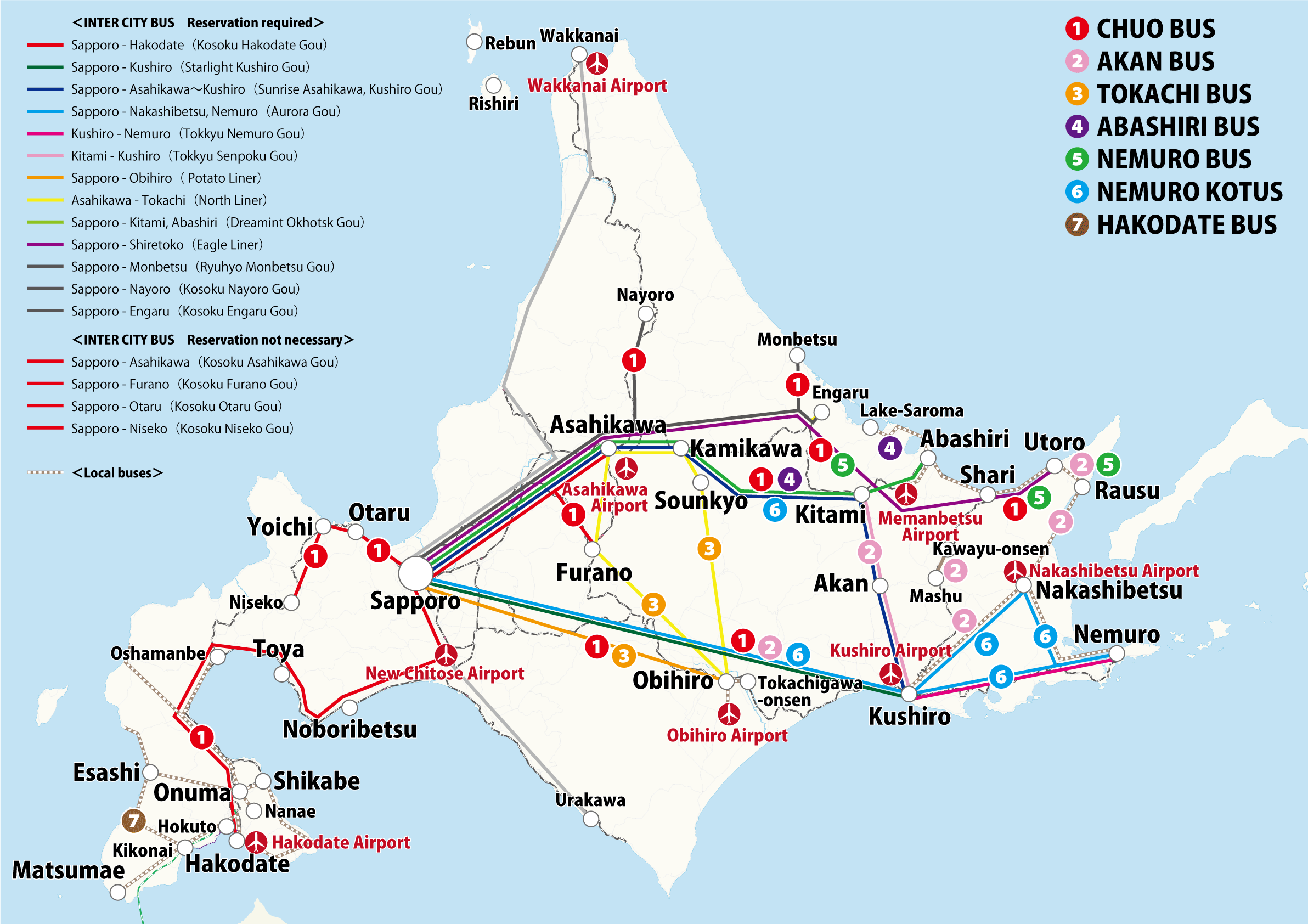 hokkaido travel map