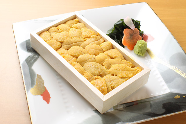 Additive-free roasted sea urchin in a wooden box90ｇ
