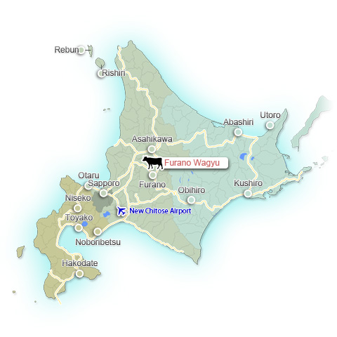 Furano Wagyu Map