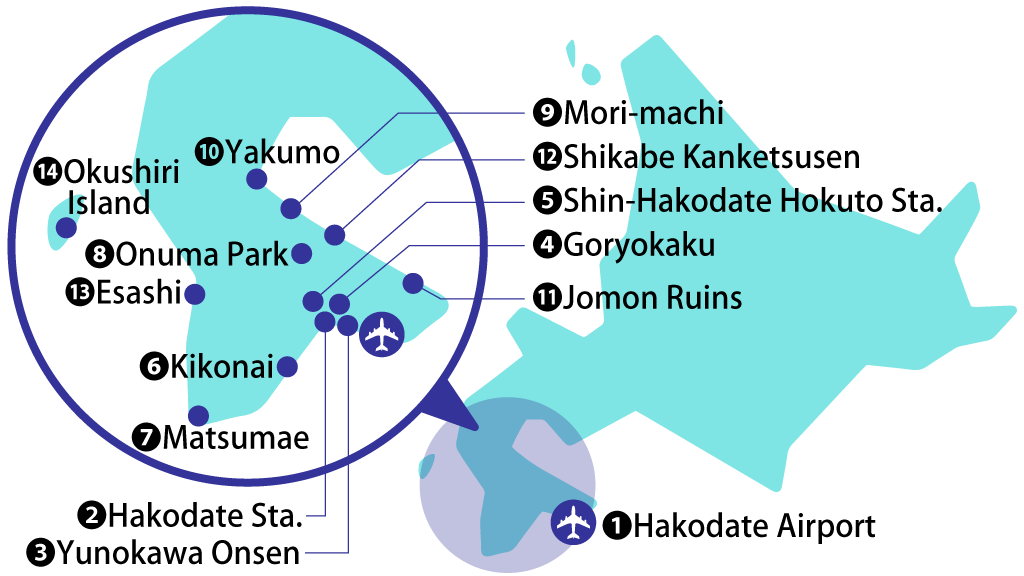 Hakodate Airport area